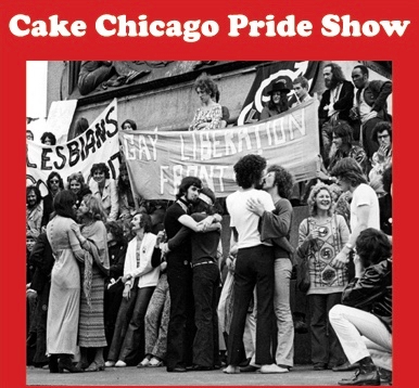 retro flyer for pride parade